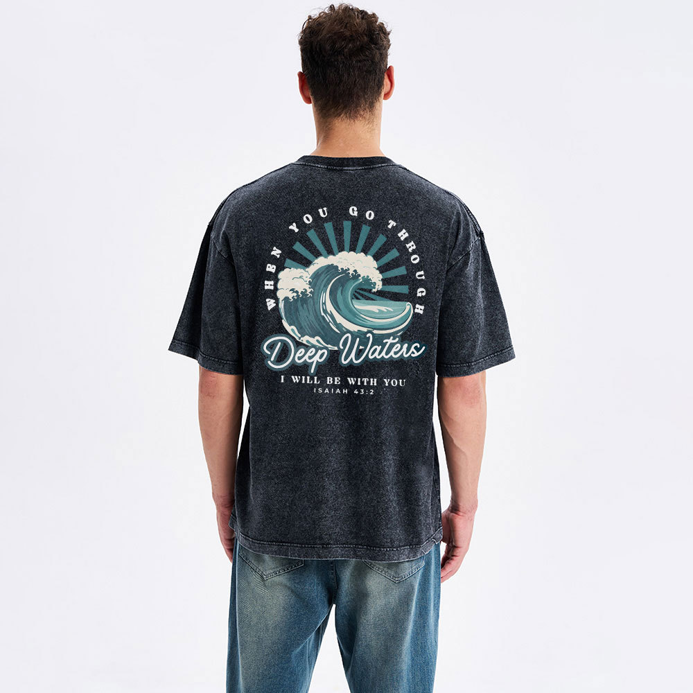 Deep Water Chirstian Washed T-Shirt