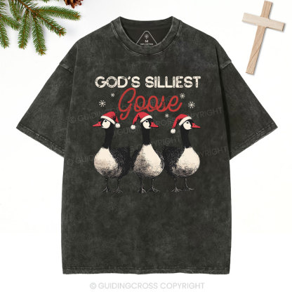 GOD’S SILLIEST Christian Washed T-Shirt