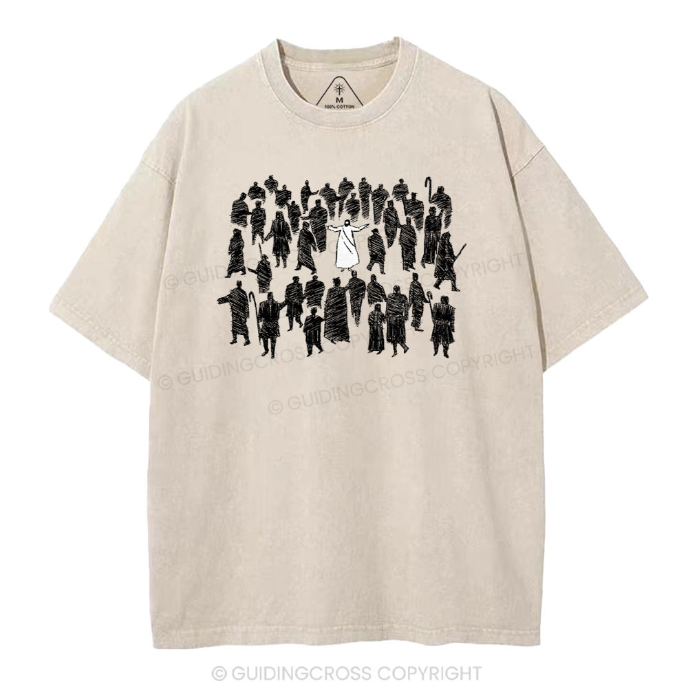 Go Into All The World Christian Washed T-Shirt