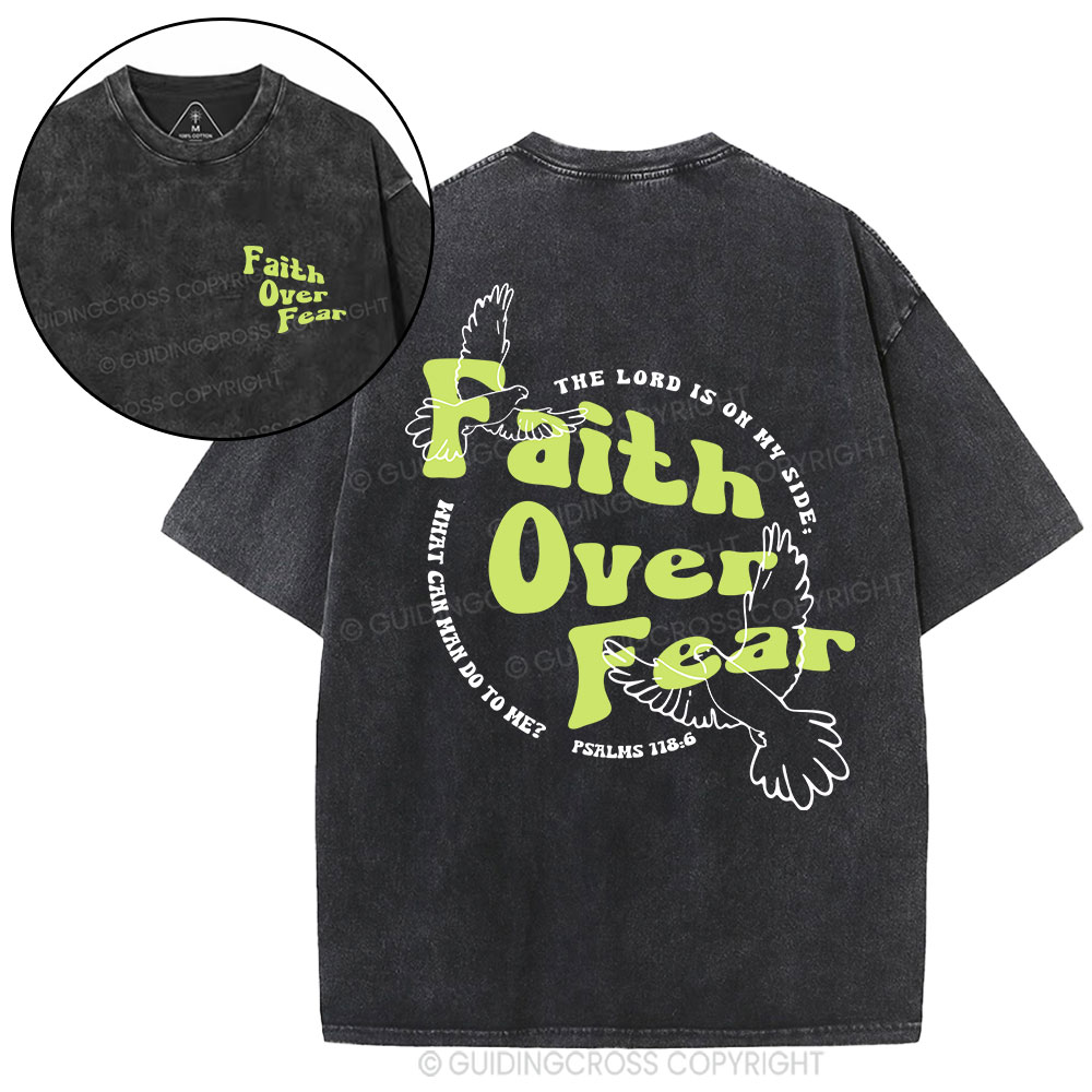 The Lord Is My Strength And Shield Christian Washed T-Shirt Sale - GuidingCross