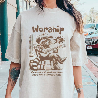 Worship Chirstian Washed T-Shirt