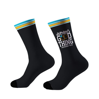 He Who Finds A Wife Finds A Good Christian Socks