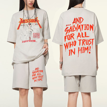 Messiah Christian Washed T-Shirt & Shorts