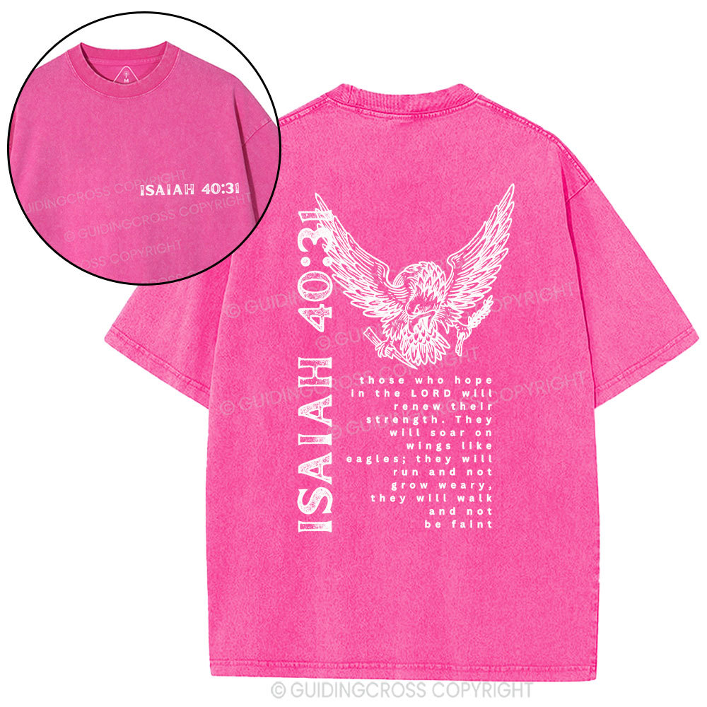 Hope In The Lord Christian Washed T-Shirt