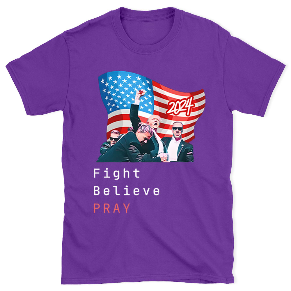 Fight Believe Pray Christian T-Shirt