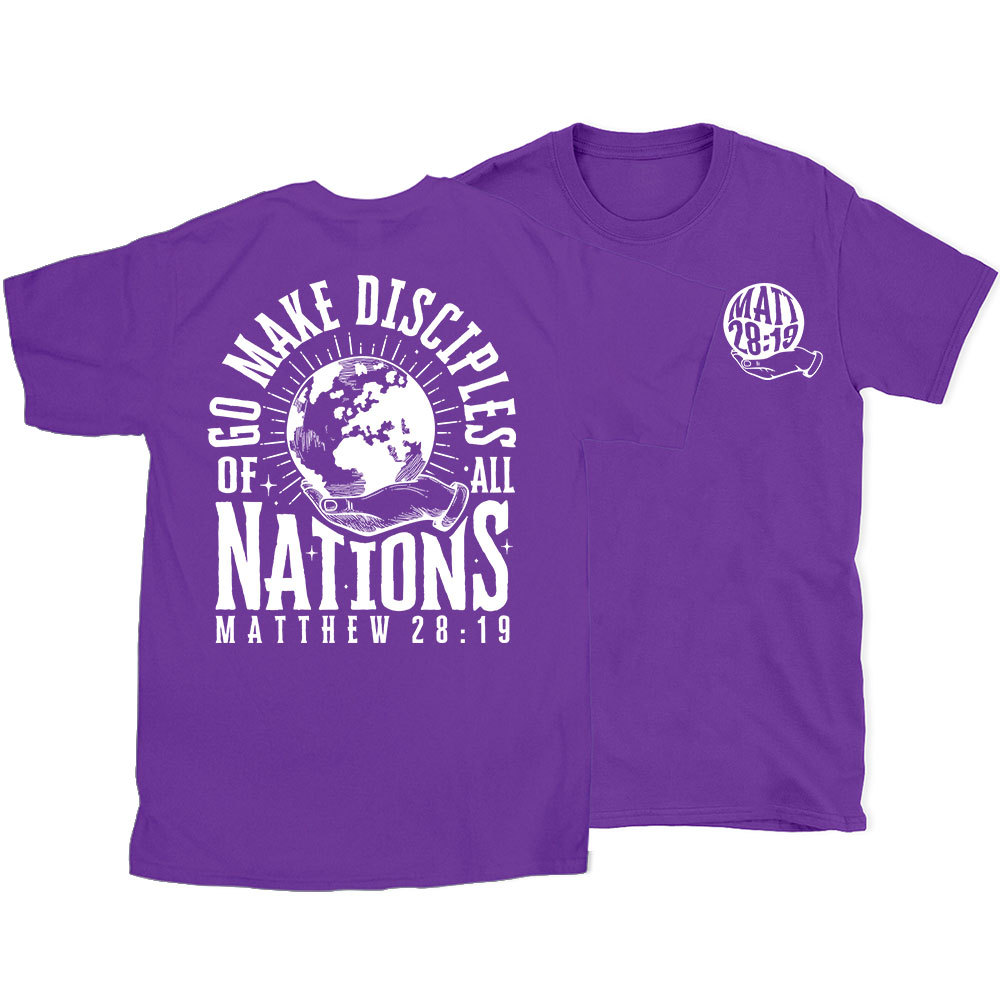 Go Make Disciple Of All Nations Christian T-Shirt
