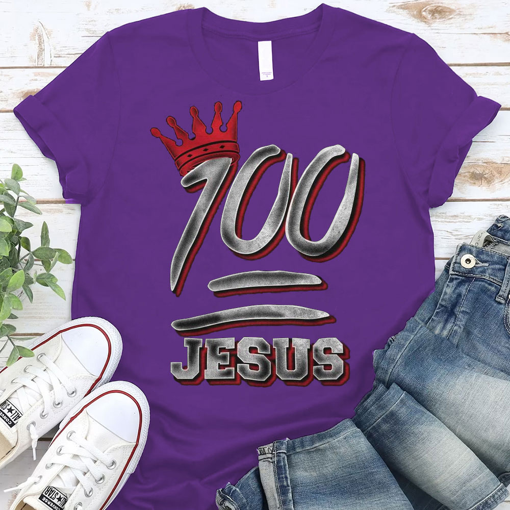 100% Jesus Christian T-Shirt