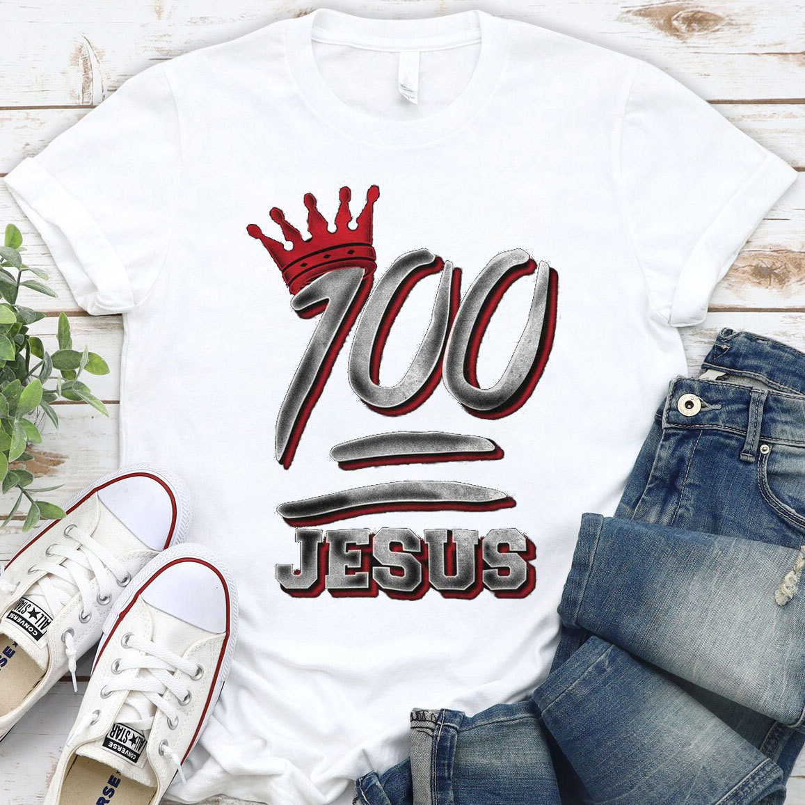 100% Jesus Christian T-Shirt
