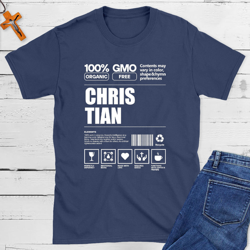 100% Organic Christian T-Shirt