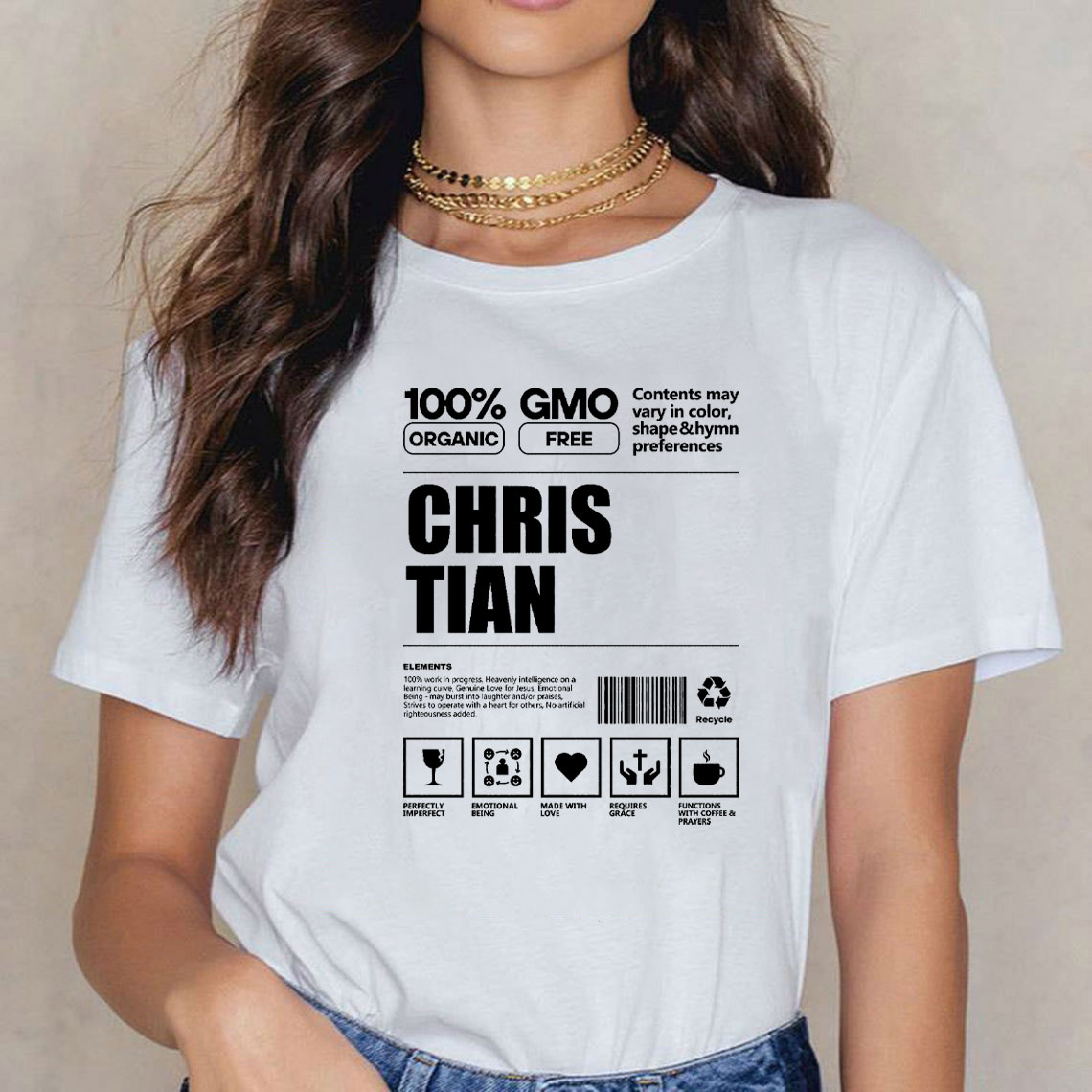 100% Organic Christian T-Shirt