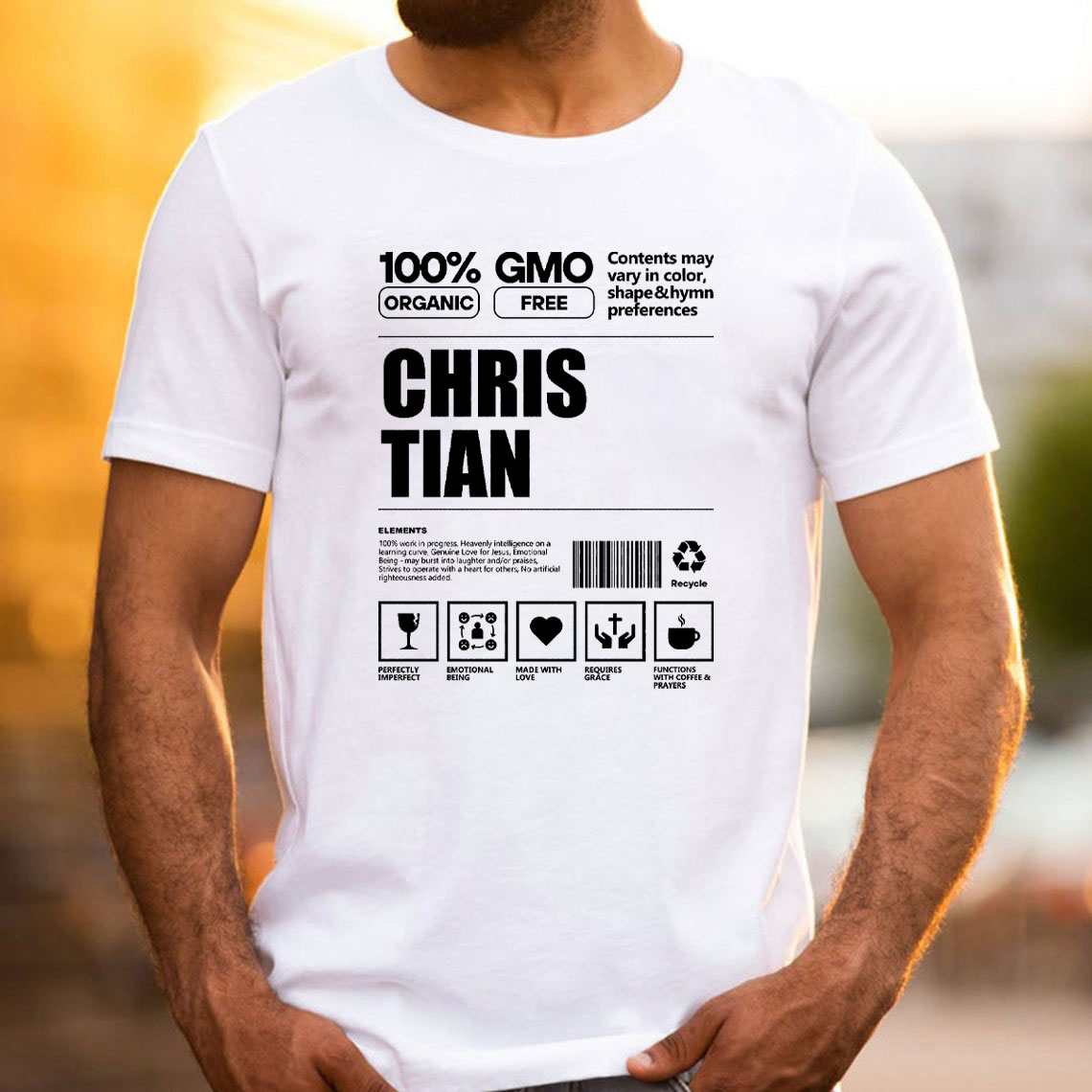 100% Organic Christian T-Shirt