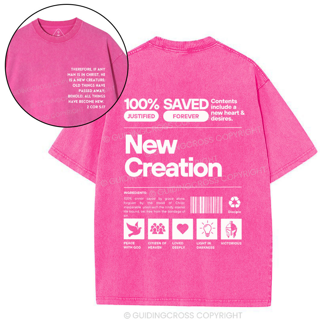 100% Saved Chirstian Washed T-Shirt