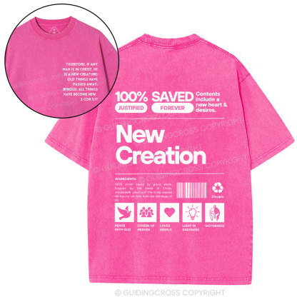 100% Saved Chirstian Washed T-Shirt
