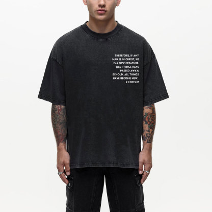 100% Saved Chirstian Washed T-Shirt