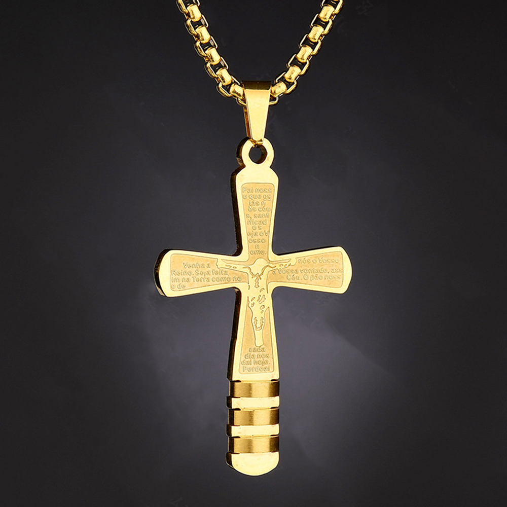 Jesus Cross Christian Necklace