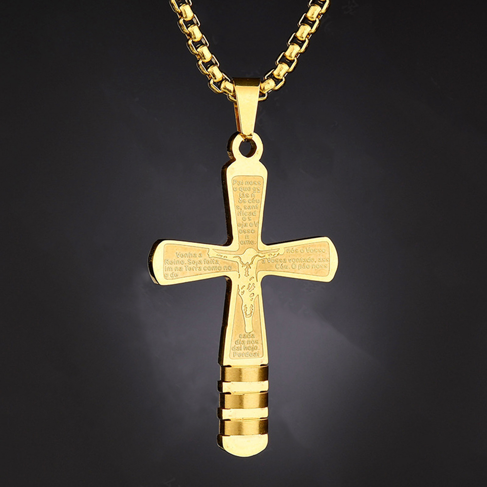 Jesus Cross Christian Necklace