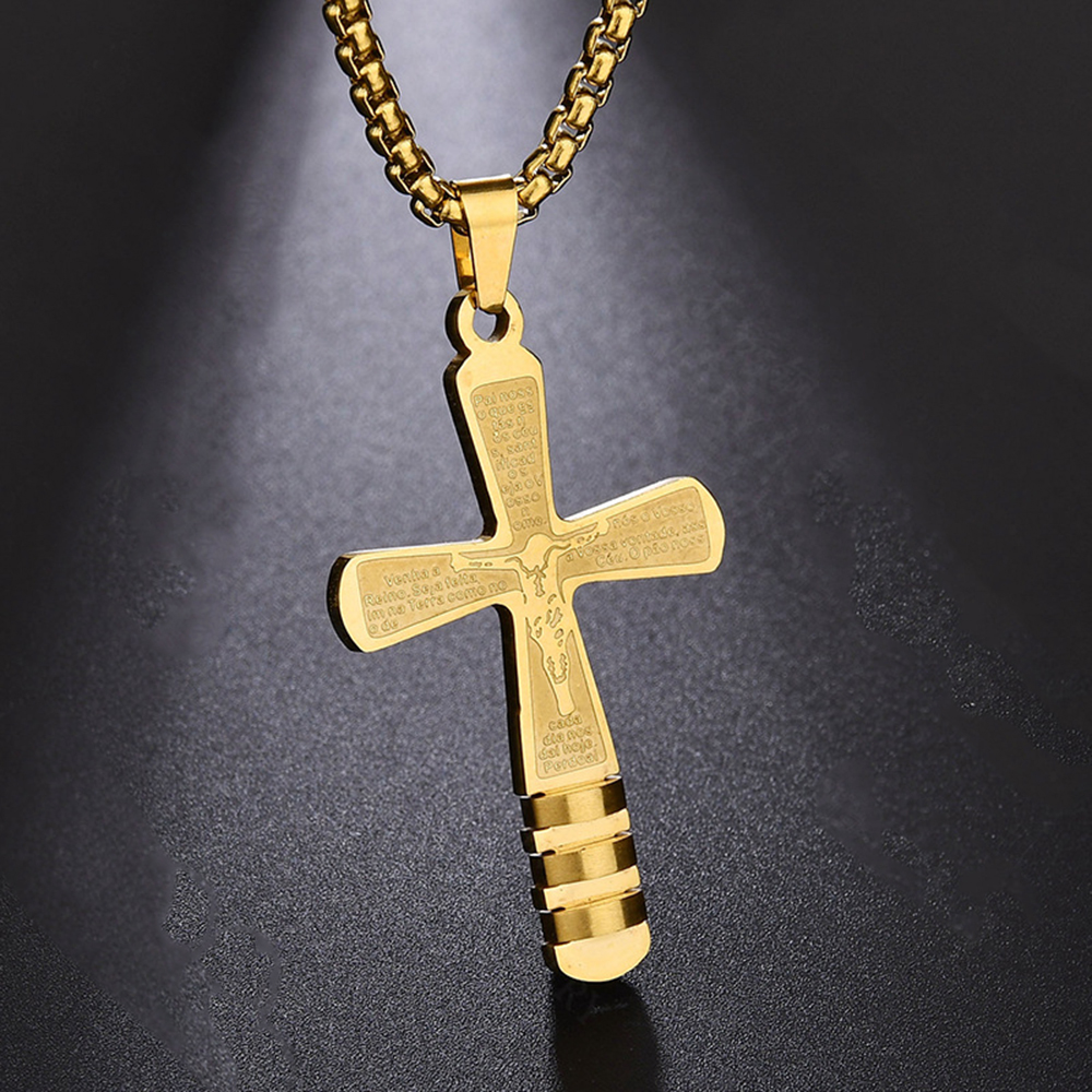 Jesus Cross Christian Necklace