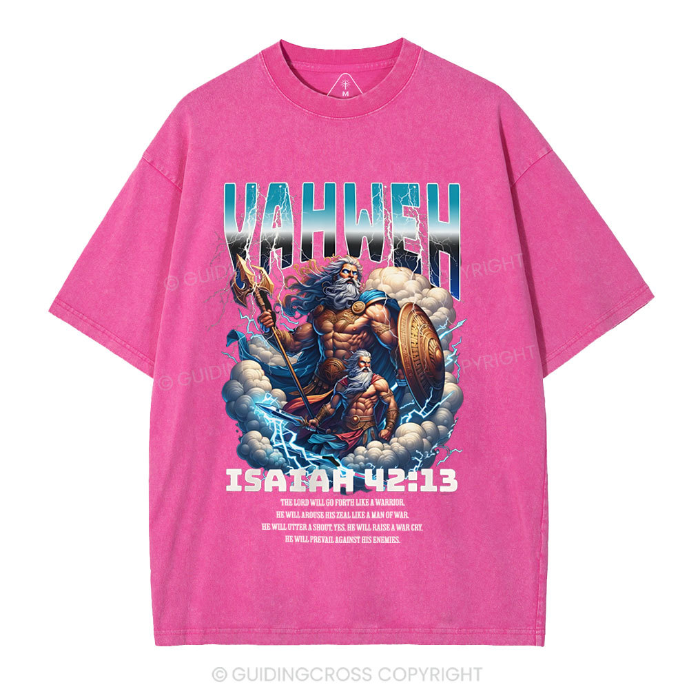 Yahweh Christian Washed T-Shirt