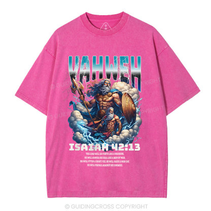 Yahweh Christian Washed T-Shirt