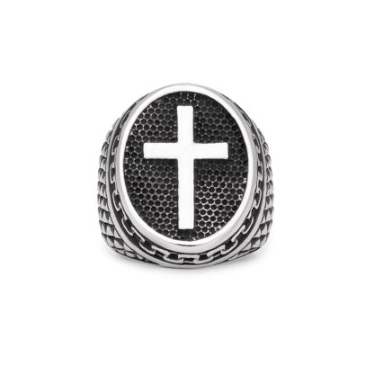 Vintage Cross Christian Ring