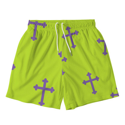 Cross Christian Mesh Shorts