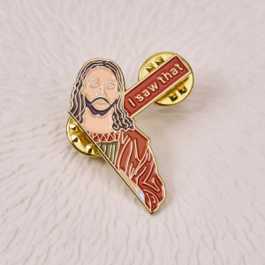 Image of Jesus I Saw That Pin