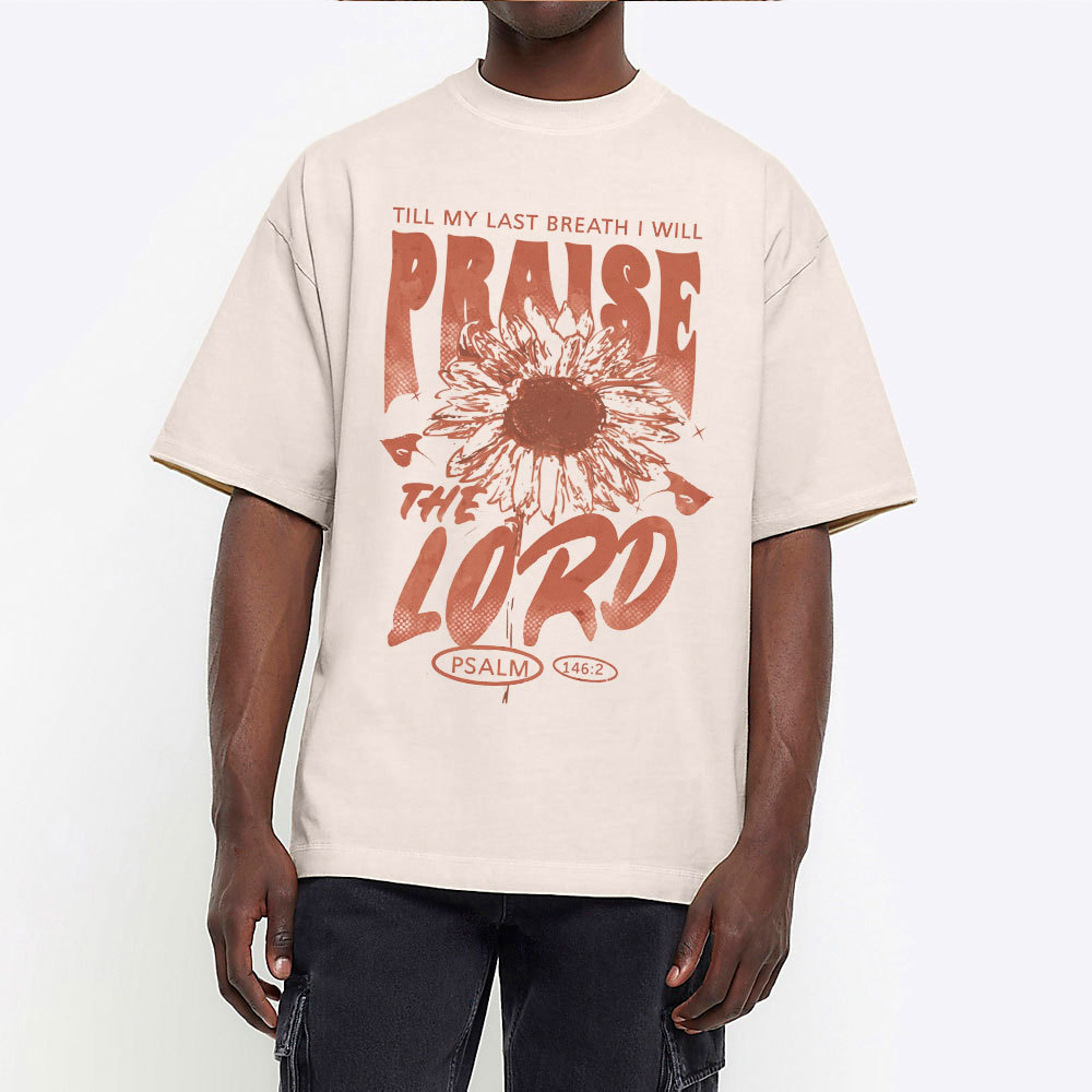Praise The Lord  Christian Washed T-Shirt