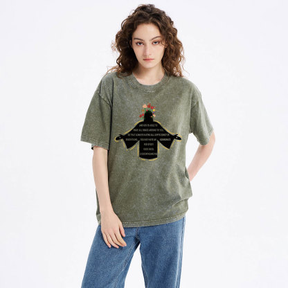 God Is Able To Make Grace Christian Washed T-Shirt