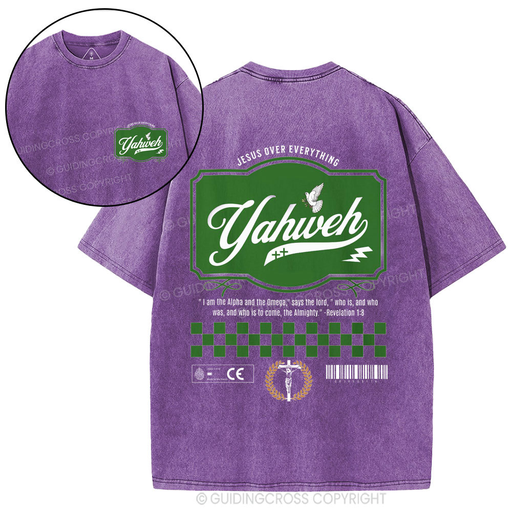 YAHWEH Christian Washed T-Shirt