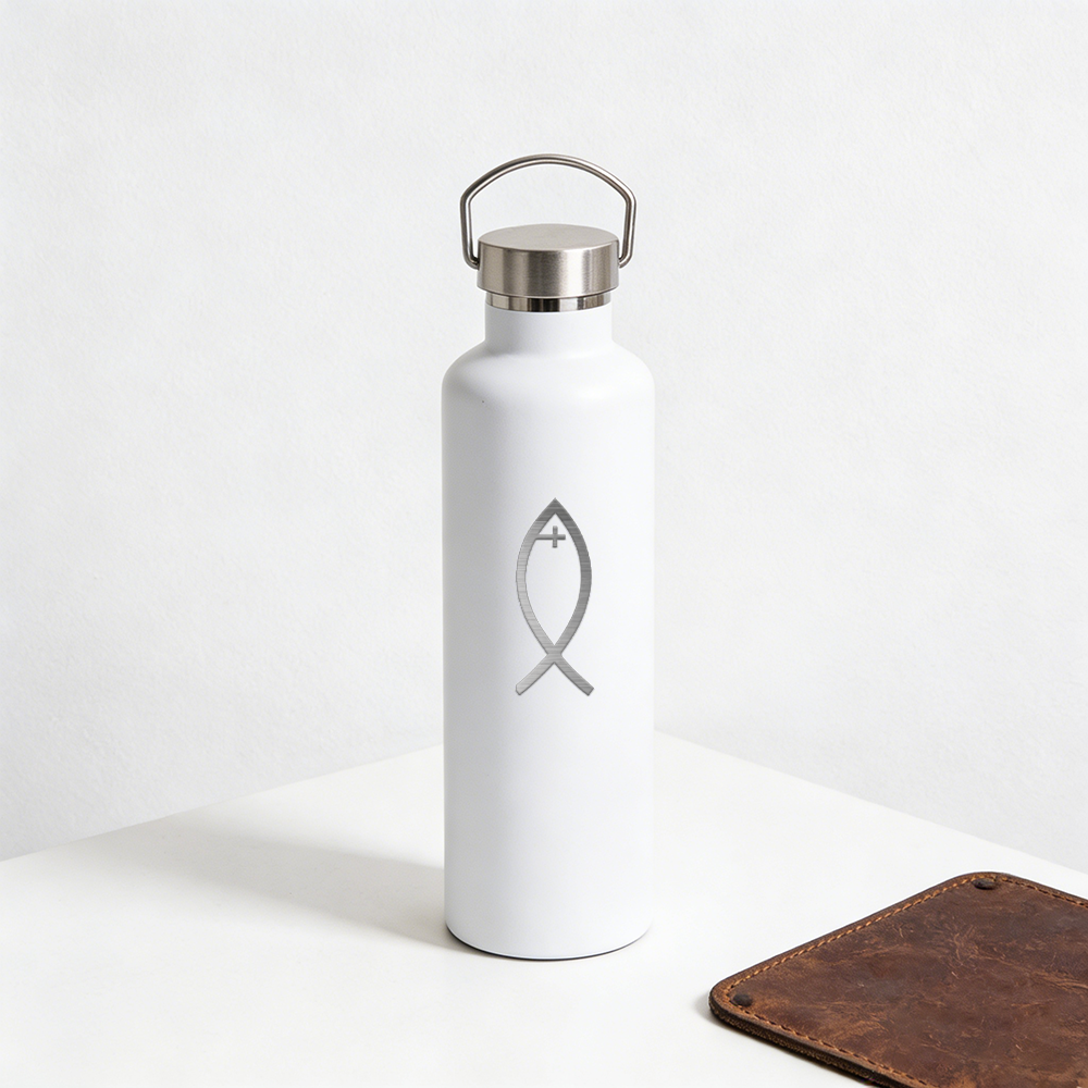 Christian Stainless Steel Insulated Sports Bottle with Handle