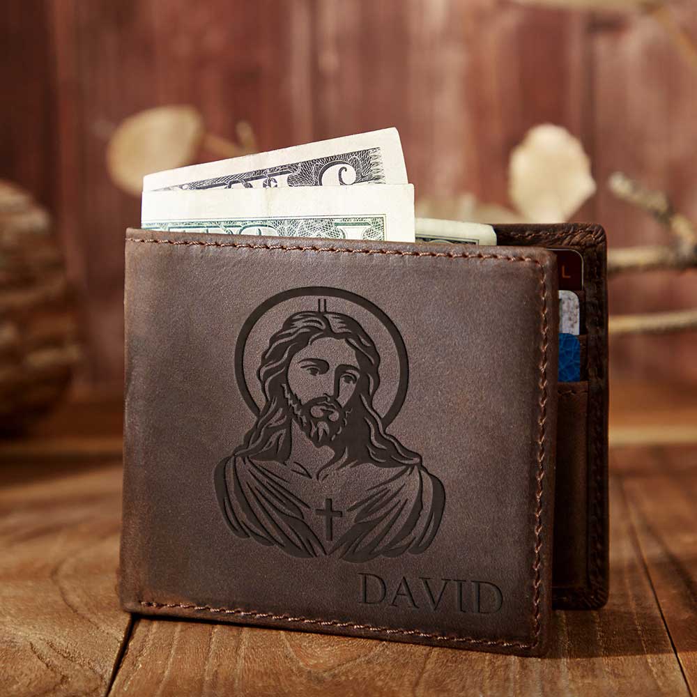 Personalized Leather Wallet