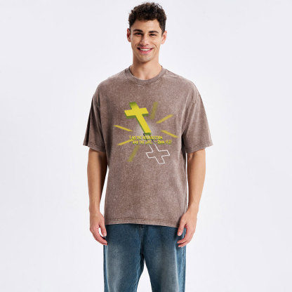 I Am The Resurrection Christian Washed T-Shirt