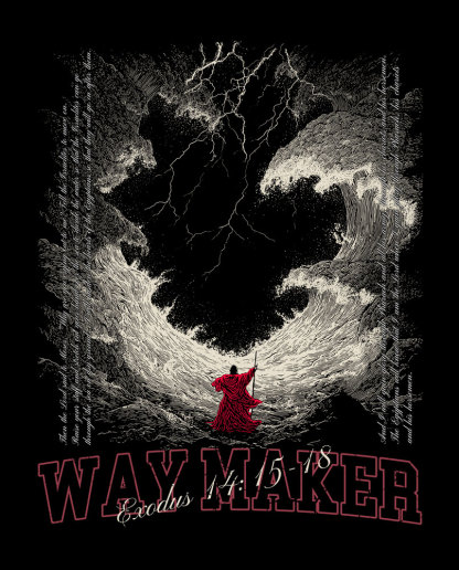 Way Maker Christian Washed T-Shirt