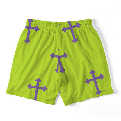 Cross Christian Mesh Shorts