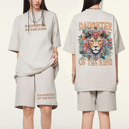 Daughter Of The King Christian Washed T-Shirt & Shorts