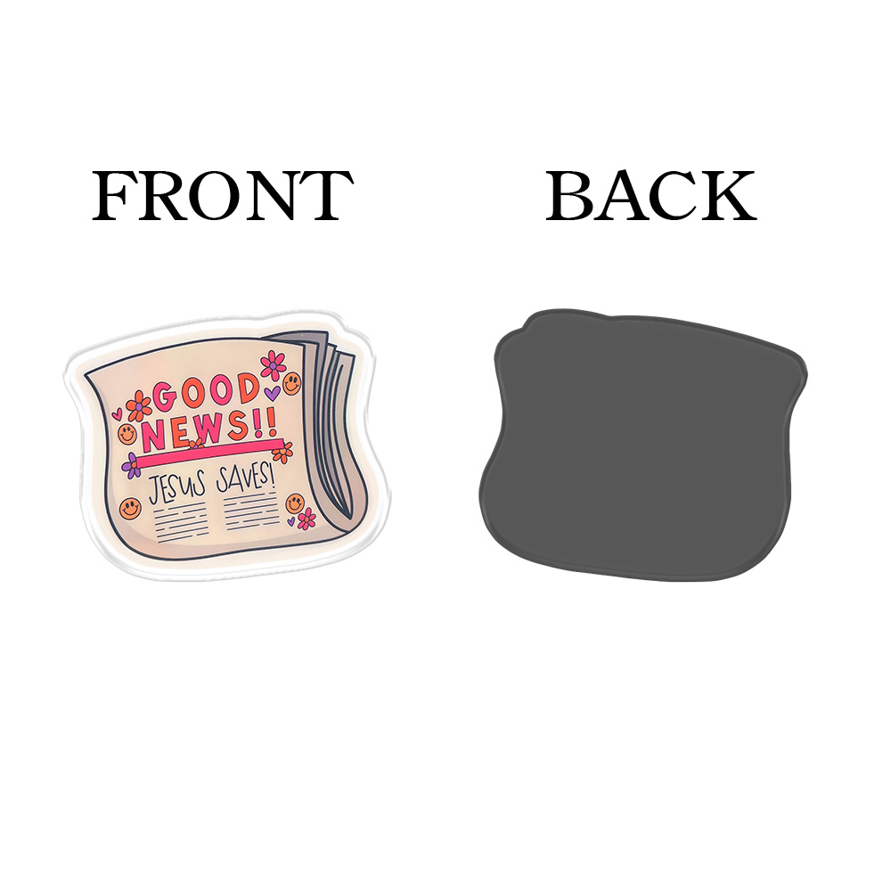 Good News Acrylic Refrigerator Magnets