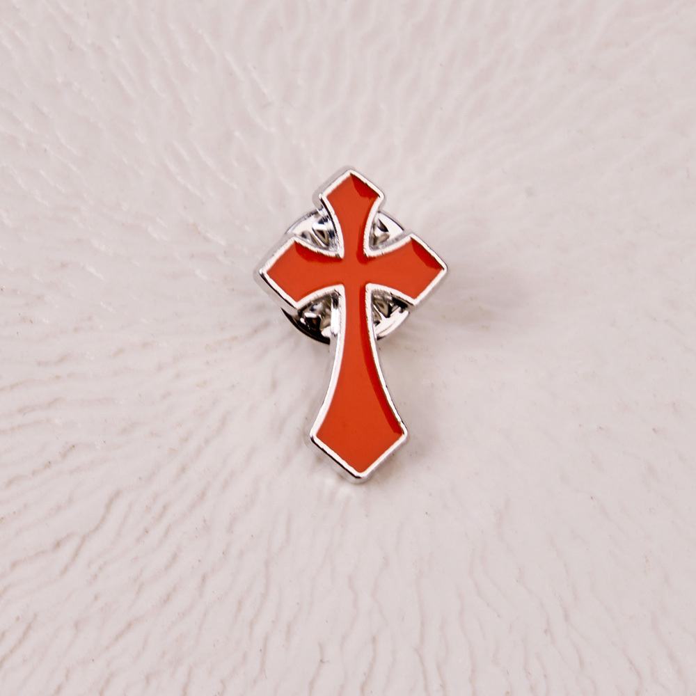 Cross Christian Enamel Pin