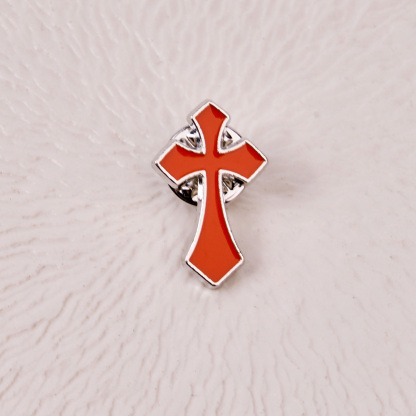 Cross Christian Enamel Pin