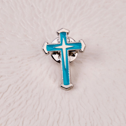 Cross Christian Enamel Pin