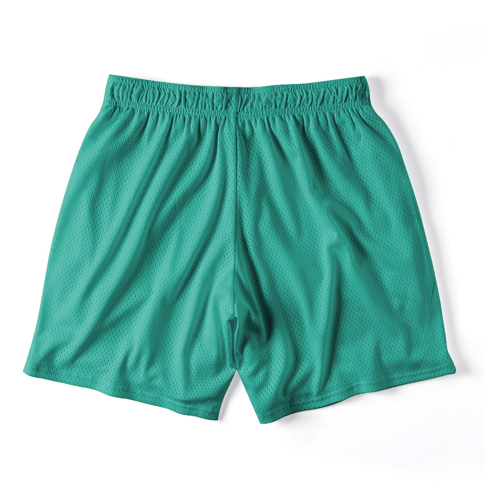 Paris green Grace Christian Mesh Shorts