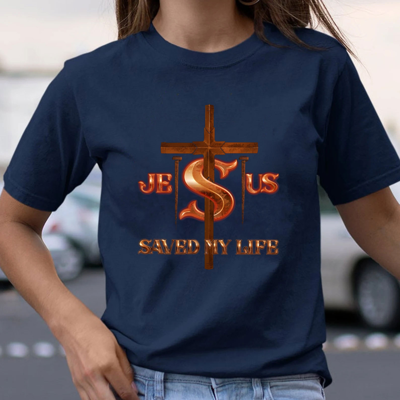 Saved My Life Christian Washed T-Shirt