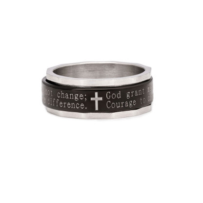 Simple Cross Christian Ring