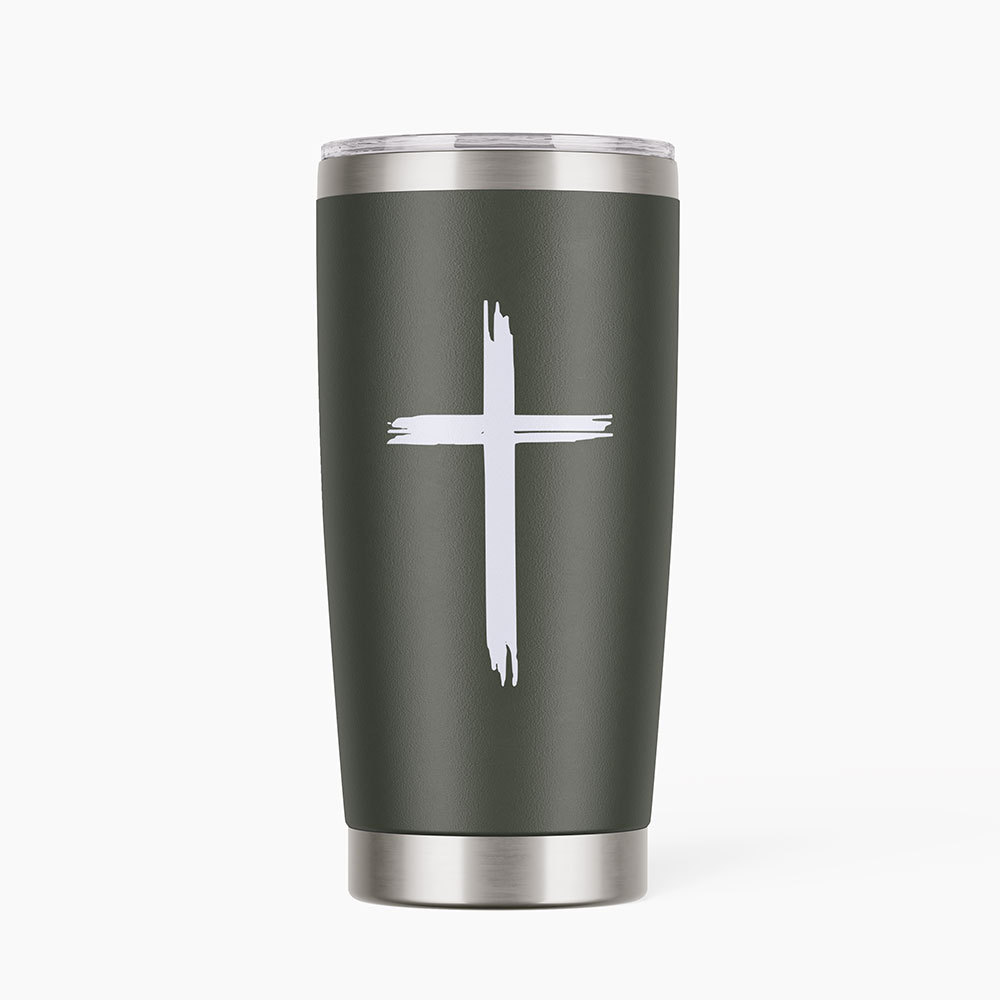 Jesus Died For Me Now I Live Christian 20OZ Tumbler