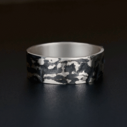 Crucifixion of Jesus Christian Sterling Silver Band Ring