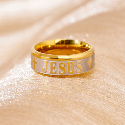 Vintage Jesus Ring Christian Gift