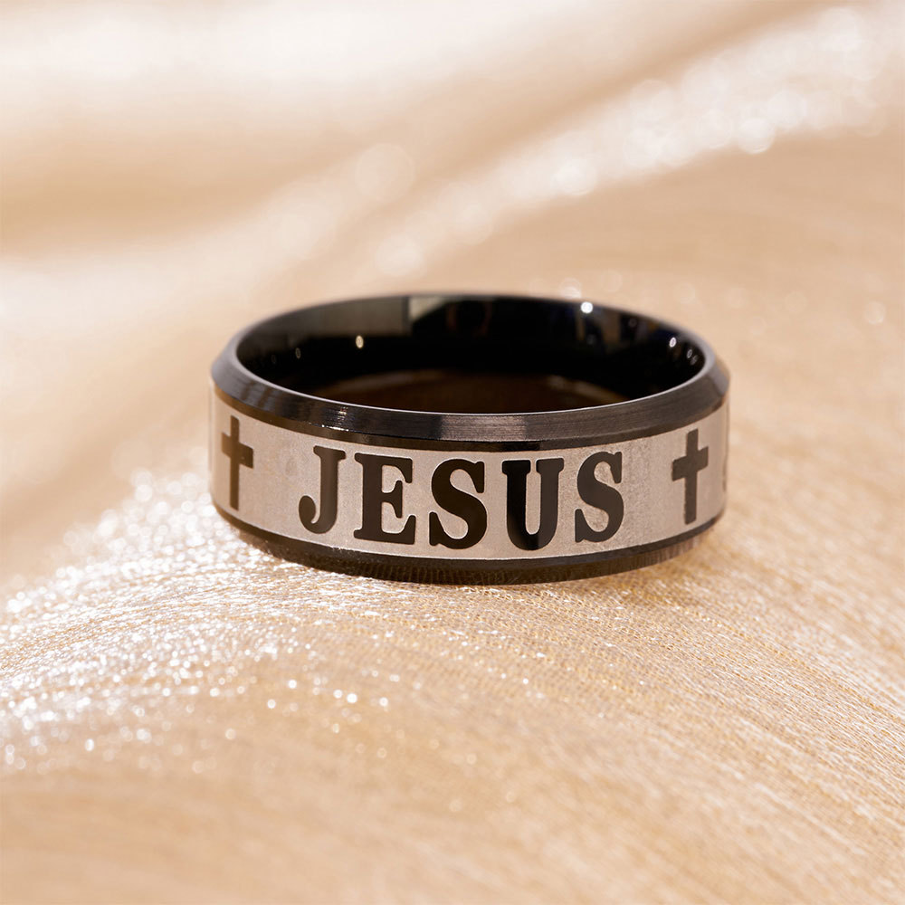 Vintage Jesus Ring Christian Gift