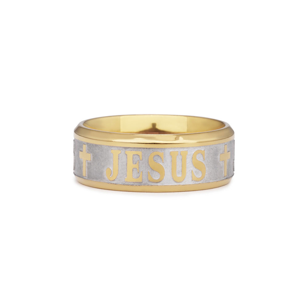 Vintage Jesus Ring Christian Gift