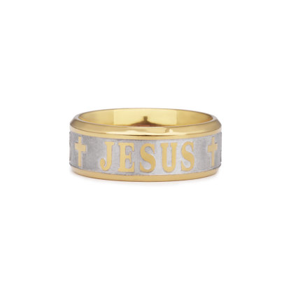 Vintage Jesus Ring Christian Gift