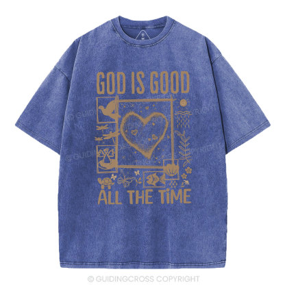 God Is Good Christian Washed T-Shirt