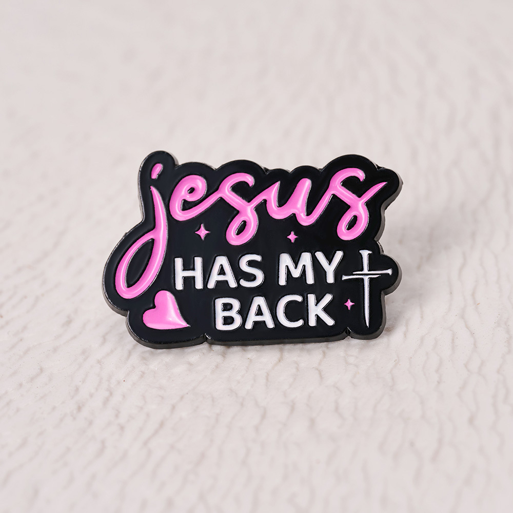 Jesus Has My Back Christian Pin
